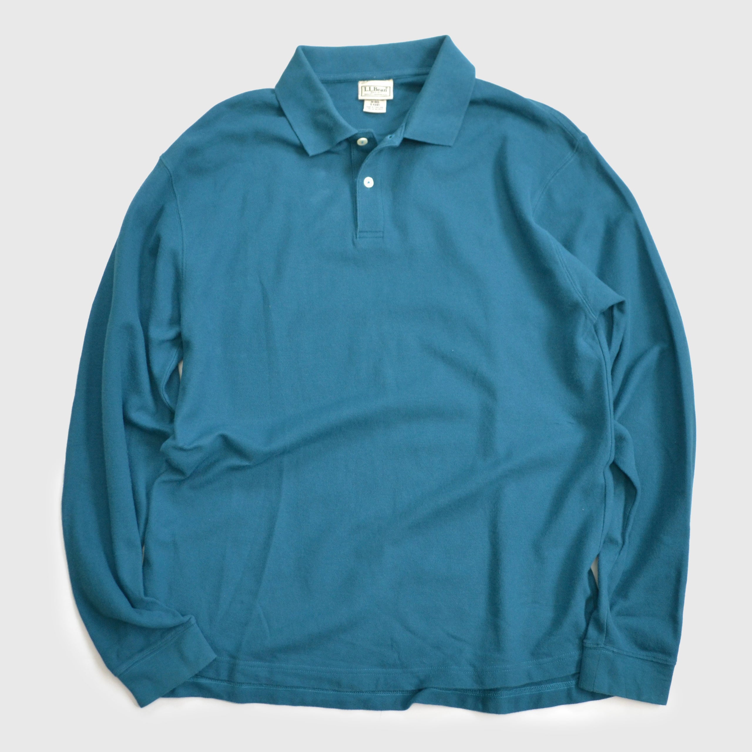 L.L.Bean Long Sleeve Polo SIESTA